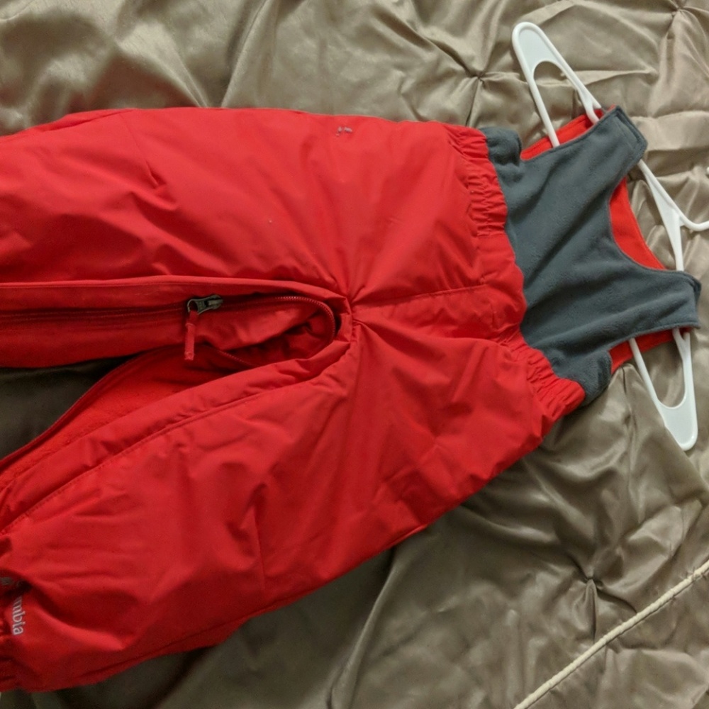 Toddler ski pants.